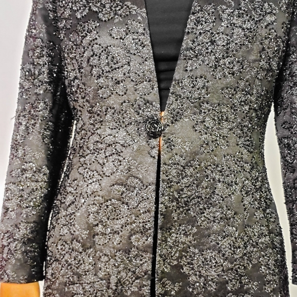 Beaded Metallic Jacket - Picture 7 of 10